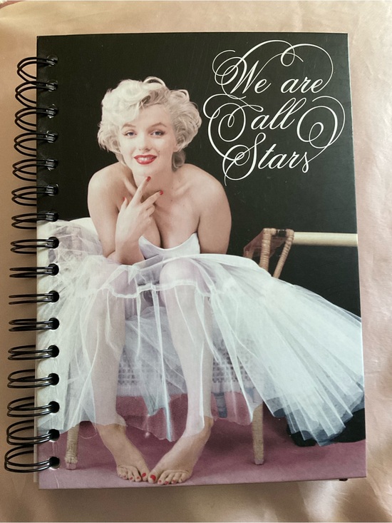 Coastal Design Grouo Other - We Are All Stars Spiral Notebook — Black & White Cover 6 X 8.5”